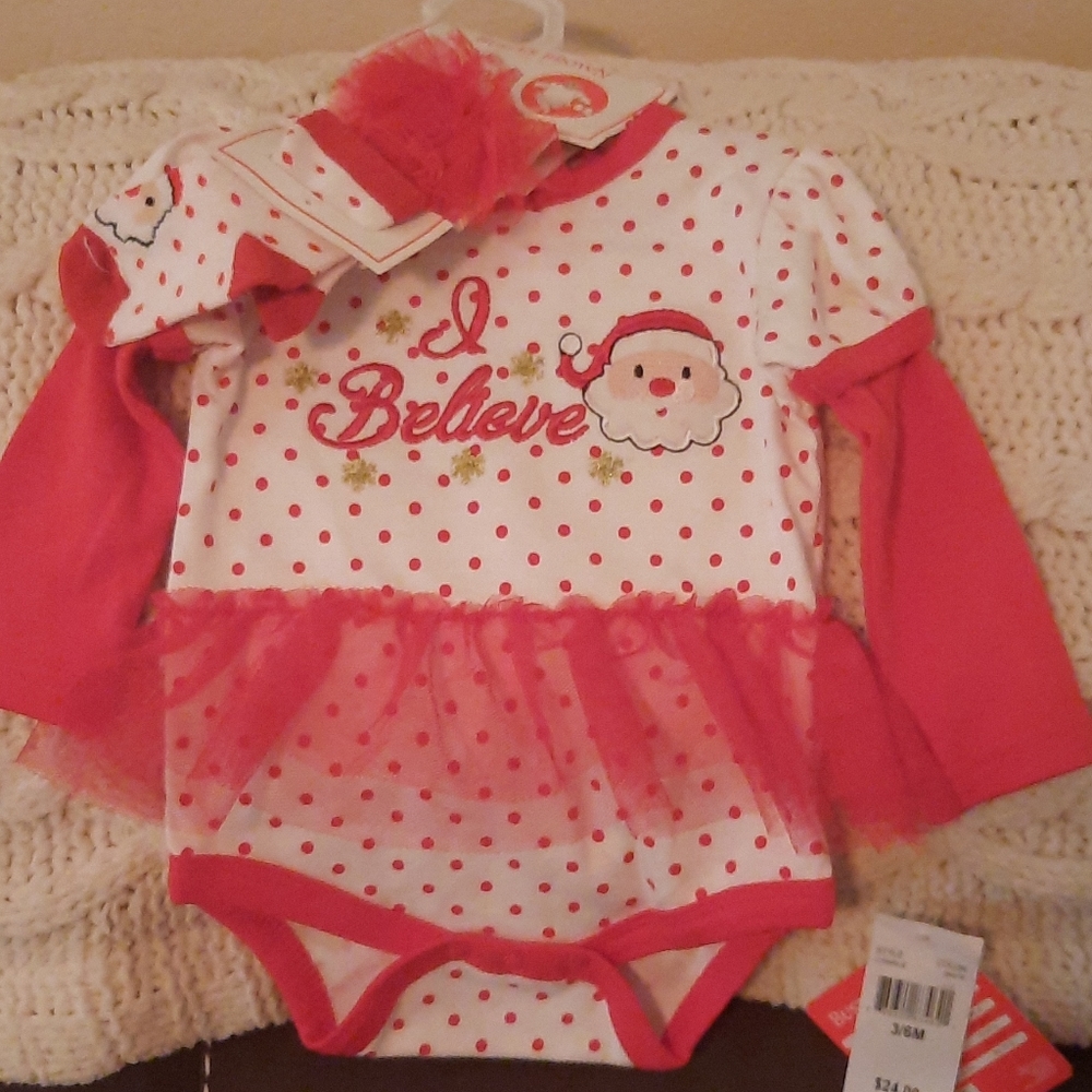 3 piece baby onesie set 3-6 months